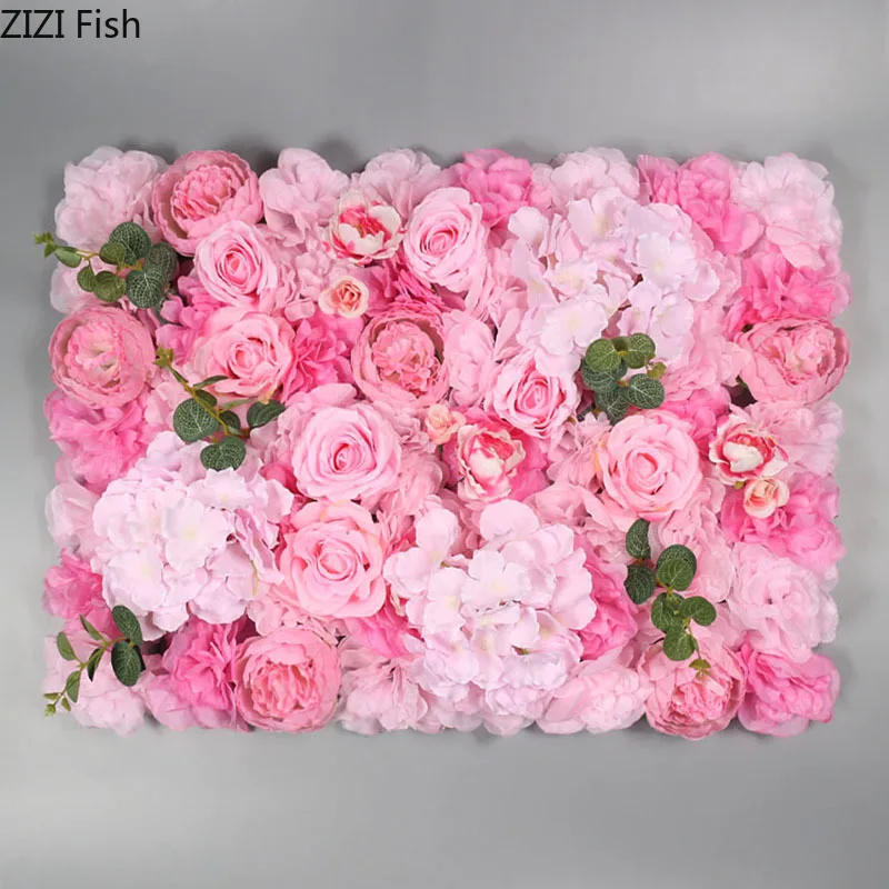 40x60 см искусственные цветы Свадебный декор роза настенный свадебвечерние фон для