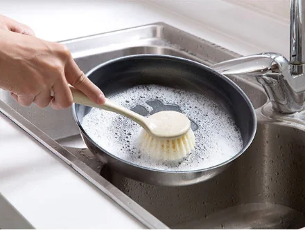 

Cleaning brush multifunction Kitchen type sink cleaning scrub brush long handle Brush pot Disc brush