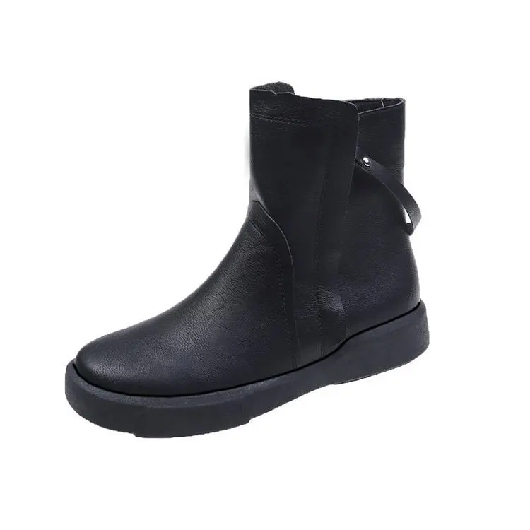 

Fashion Two Sides Zip Women Ankle Boots Hot Sale Women 0 Boots Female soft Leather Shoes Autumn Short Boots