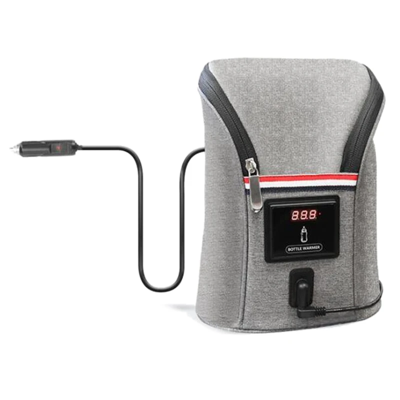 Новая Автомобильная двойная бутылка теплого молока сумка USB подогреватель воды