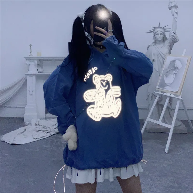 Women Pullovers Autumn Winter Oversized Hoodie Kawaii Clothes Women Sweetshirts Korean Fashion Harajuku Hoodie Streetwear Women