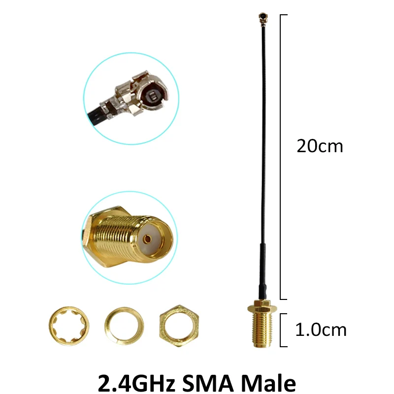 EOTH 2 4g антенна 3dbi sma male wlan Wi-Fi 4 ГГц IPX ipex 1 SMA Розетка Удлинительный кабель iot модуль |