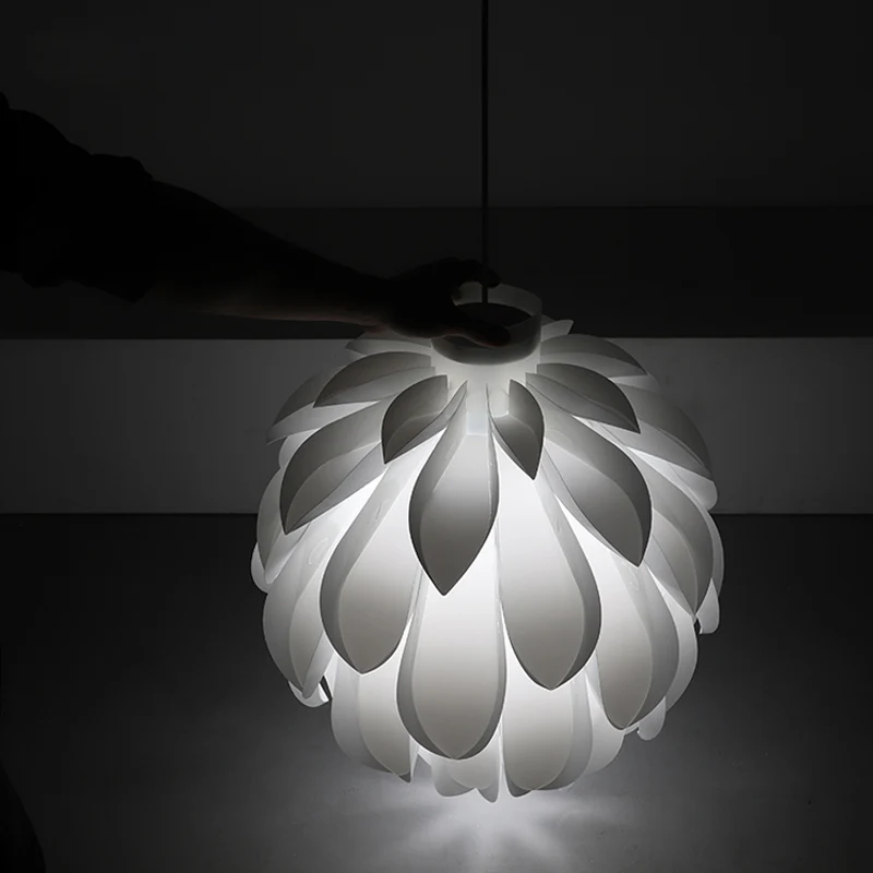 PVC Hand Made Chandelier Light Nordic Design Drop for Living room Kids' Bedroom Decoration Lamp Warm Dinning Table | Лампы и