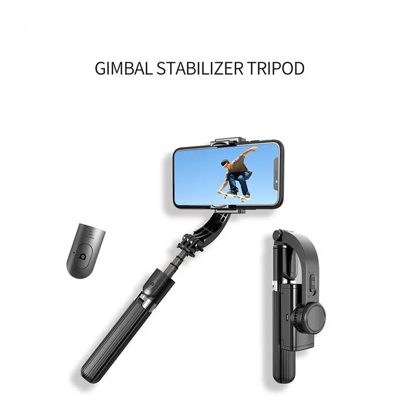 

Bluetooth Selfie Stick Gimbal Handheld Mobile Phone Balance Stabilizer Tripod For Live Streaming