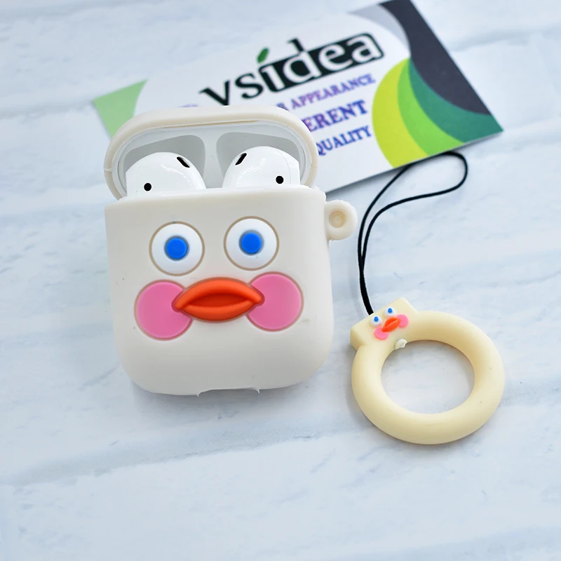 Для Airpods силиконовый защитный чехол TWS i11 i12 гамбургер попкорн Bluetooth наушники зарядное устройство коробка крышка Анти-потеря ремешок подарок