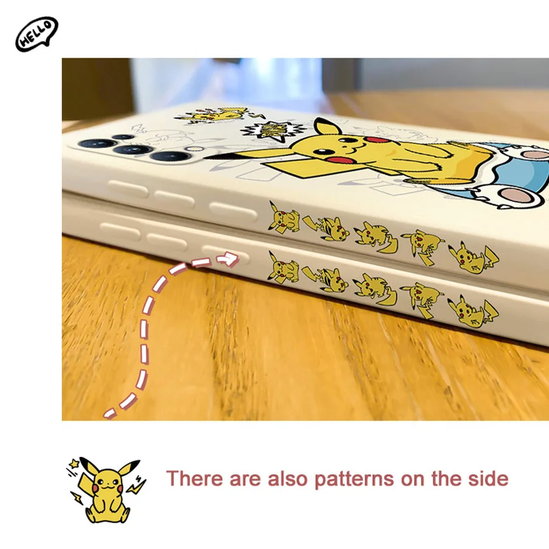 ASINA Liquid Silicone Case For OPPO Reno 8 7 6 5 4 3 2 Pro Cute Anime Straight Edge Cover For Find X5 X3 X2 Lite A73 A94 Capa