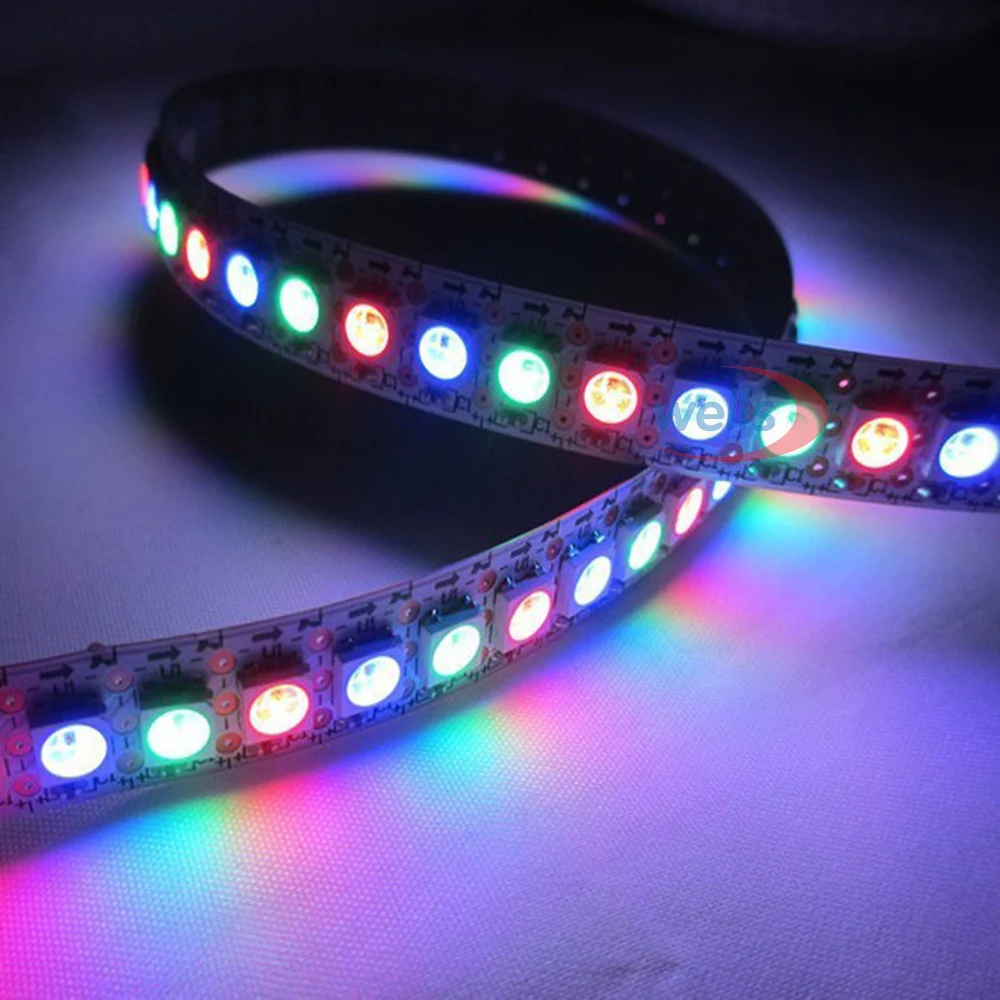 0 5 м 72 светодиодный s 144 s/m WS2812B Чип Белый/Черный PCB WS2811 IC Digital 5050 RGB светильник в NP|light