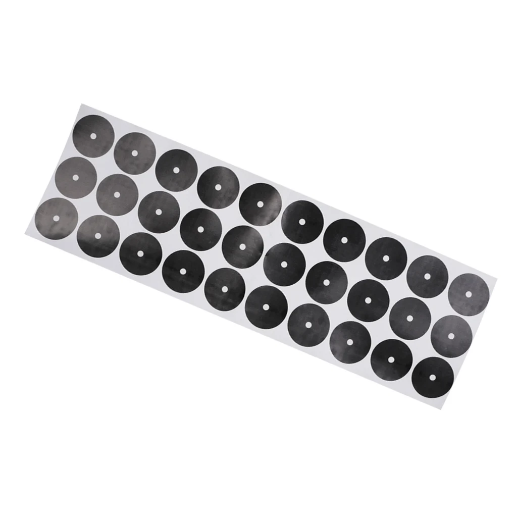 

Set Of 30 3-3.5cm Black Pool Table Spot Marking Stickers Accessories