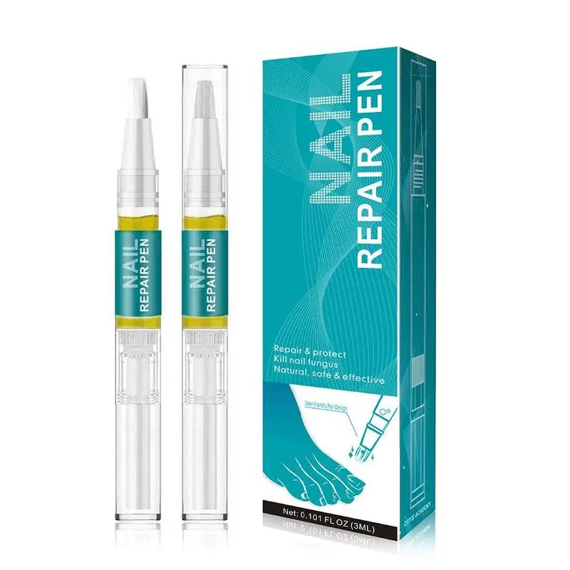 

2pcs/box Anti Fungus Nail Liquid Fast Effective Treatment Onychomycosis Paronychia Fungal Herbal Oil Pen Foot Hand Nails Care