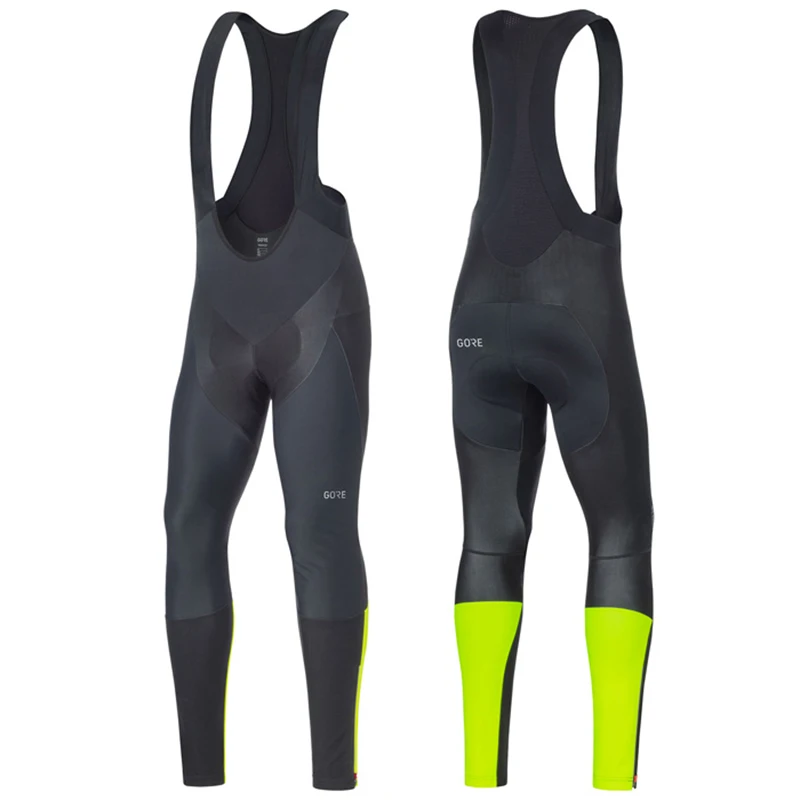 2019 мужские зимние термо флисовые длинные штаны команда GORE велосипед Велоспорт