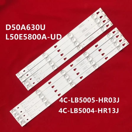 8 шт для 4C LB5005 HR03J 4c lb5004 tcl ЖК дисплей подсветка полосы d50a630u L50E5800A UD|Светодиодные