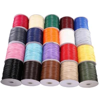 1 5mm 160meters round waxed cord thread string polyester rope for jewelry making diy braided bracelet accessories