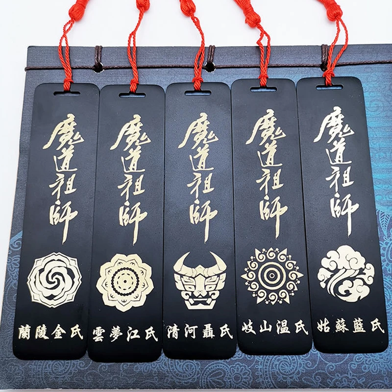 

Аниме Mo Dao Zu Shi Косплей неразманенная Lan Wangji кисточки закладки для книги черные металлические кисточки книжки отметки подарки для девочек CS409