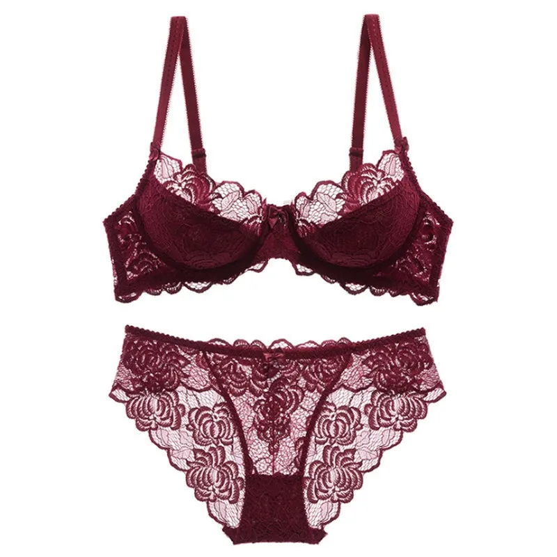 

Новый кружевной Женский комплект с бюстгальтером, ультратонкие двойные сетчатые кисточки для груди, удобное сексуальное нижнее белье