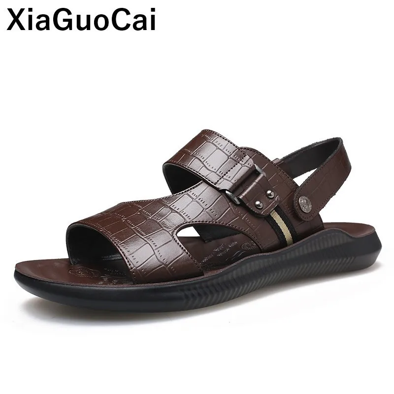 Летние мужские повседневные тапочки сандалии пляжная обувь для активного отдыха