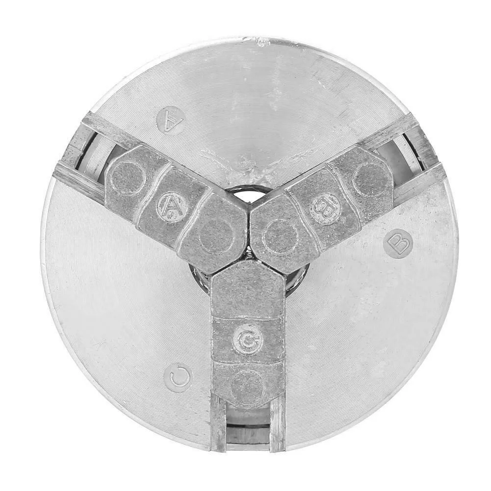 Токарный патрон из цинкового сплава 3 кулачка Реверсивный Самоцентрирующийся