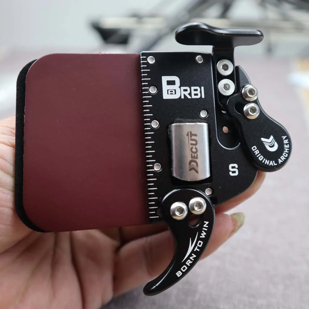 1 шт. Decut Barebow Tab коровья кожа палец вкладка защита оригинальный стрельба из лука