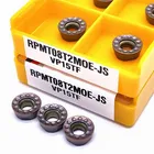 Набор токарных пластин, твердосплавная втулка RPMT08T2 MO VP15TF, RPMT 08T2, 10 шт.
