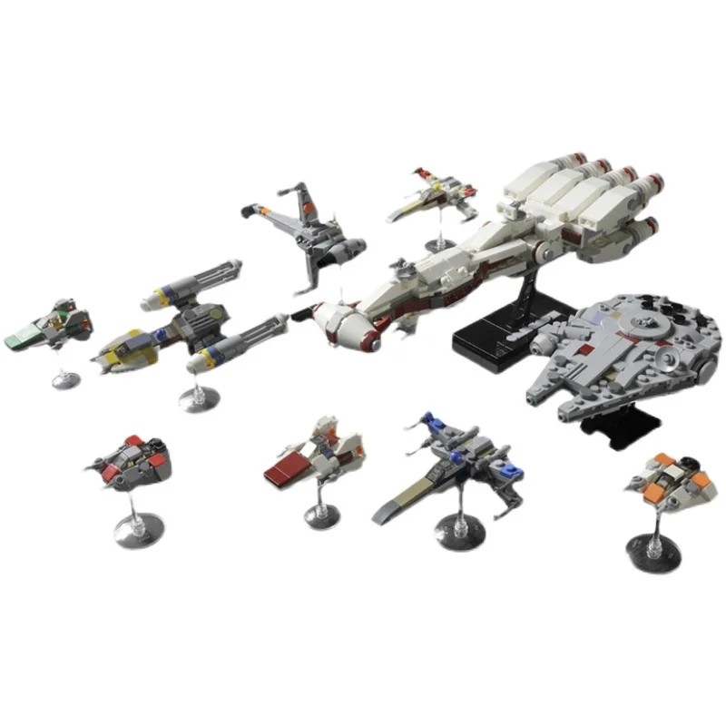 

Конструктор Millennium Falcon Tritium X Wing, игрушка для детей и взрослых, сборный блок-головоломка, игрушка, фигурки героев