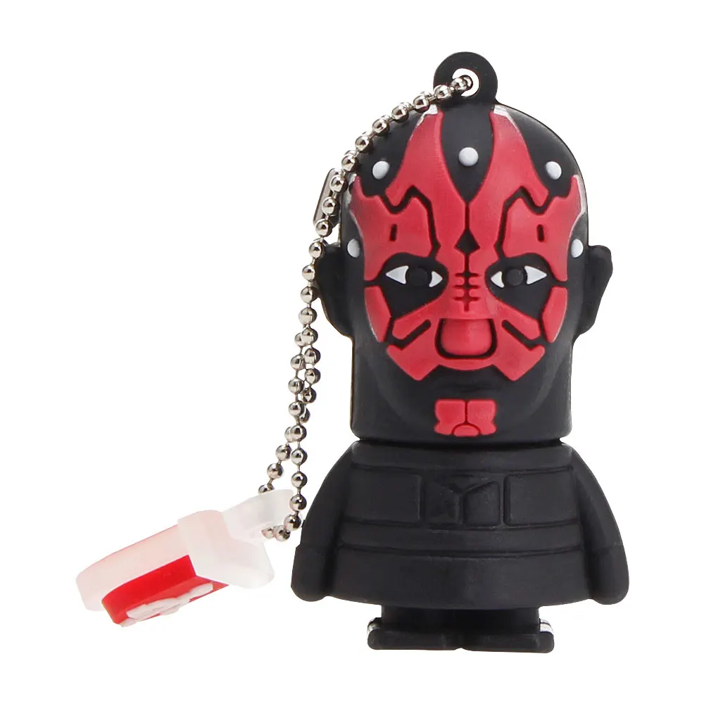 Флешка USB 64GB Флешка в форме героя мультика Звездные войны Дарт Вейдер 128GB 32GB 16GB 8GB4GB Флешка USB флеш-накопитель - Цвет: 9