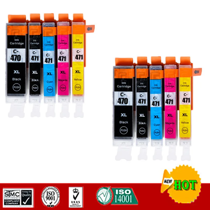 

Compatible Ink cartridge for PGI-470 CLI-471 PGI470 CLI471 suit for Canon PIXMA MG5740 MG6840 MG7740 TS5040 TS6040 TS8040 etc.