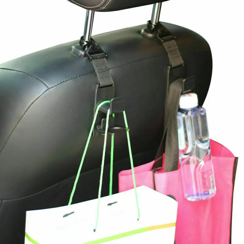 1 шт. автомобильный подголовник сиденья Крючки вешалки спереди и длинное сзади