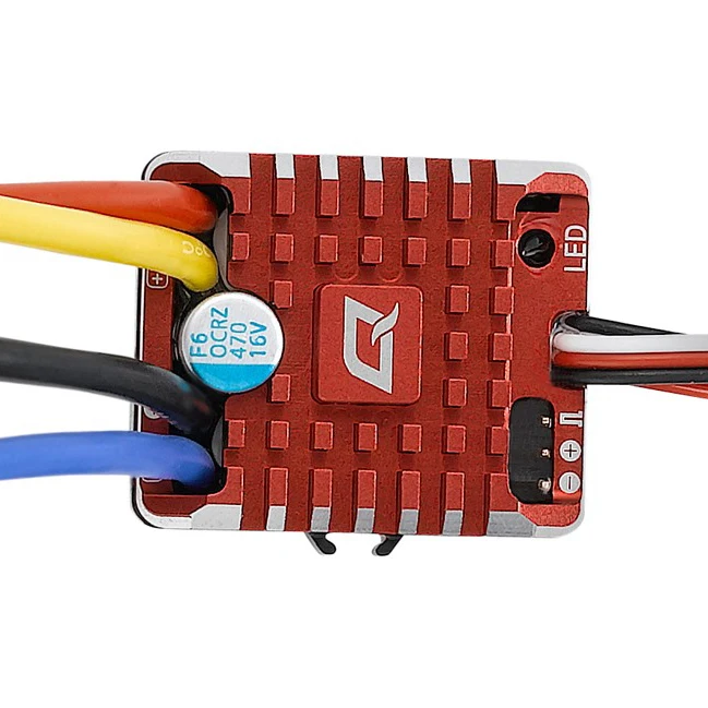 Водонепроницаемый Матовый контроллер скорости ESC Hobbywing quirun 1080 80A с программной