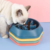 nontoxic fun slow feeder dog bowl food nonslip pet eat slow feeding bowl interactive for puppy kitten small dogs