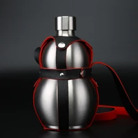 1500ml creative gourd shape wine bottle thicken bottle beer vodka wine pot multi purpose with cover ball kettle drinkware