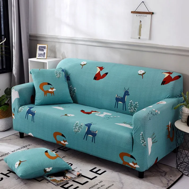 1/2/3/4 Seater Flower Flora Print Elastic Sofa Cover Universal Stretch Covers Living Room All-inclusive Towel F8568 | Дом и сад