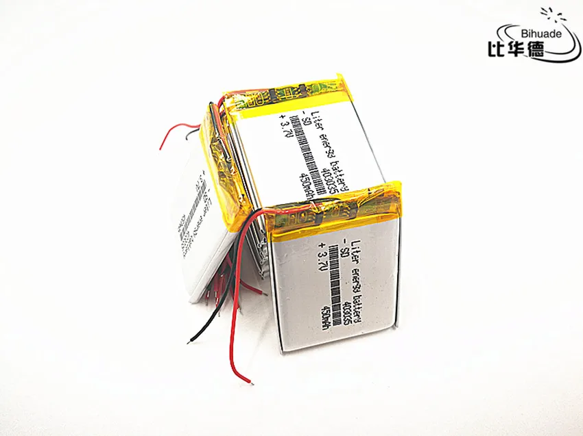 1pcs [SD] 3.7V 450mAH [403035] Polymer lithium ion / Li-ion battery for TOY POWER BANK GPS mp3 mp4 cell phone speaker - купить по