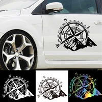 hot sale mountain compass car sticker funny vinyl car styling decals for auto window motorcycle decor %d0%bd%d0%b0%d0%ba%d0%bb%d0%b5%d0%b9%d0%ba%d0%b8 %d0%bd%d0%b0 %d0%b0%d0%b2%d1%82%d0%be