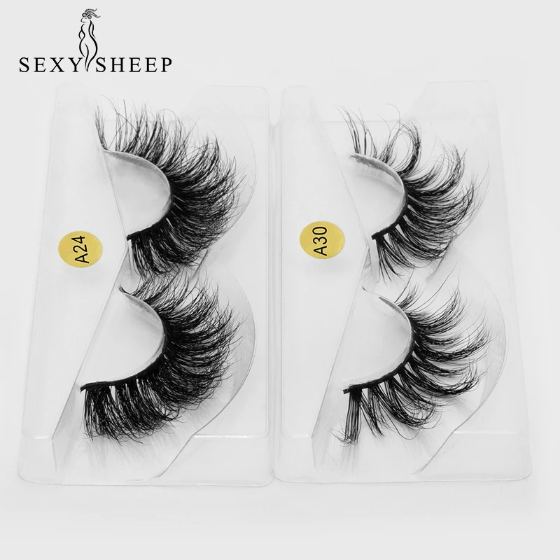 SEXYSHEEP 10 15 мм норковые ресницы натуральные драматические накладные объем