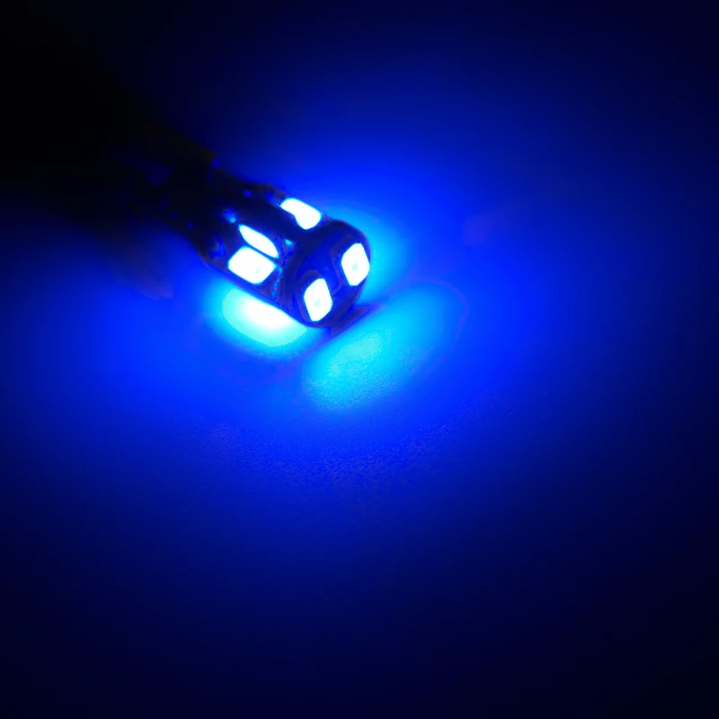 2 шт. T10 10SMD w5w 194 168 светодиодный индикатор автомобиля светильник Панель