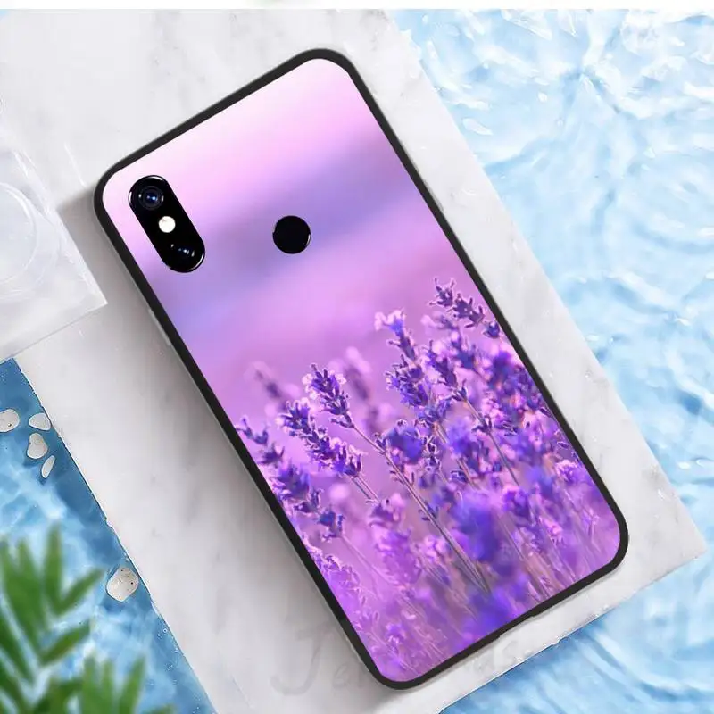 

Purple lavender flowers Phone Case For Xiaomi Redmi note 7 8 9 pro 8T 9A 9S Mi Note 10 Lite pro