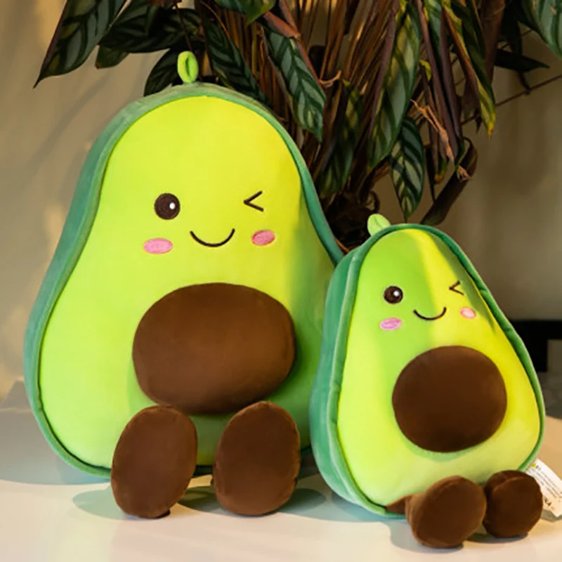 Игрушки авокадо мягкие и удобные плюшевые куклы с фруктами подушки диванные