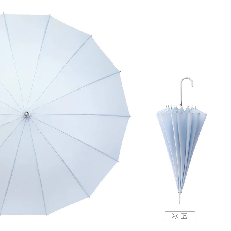 

Outdoor Ladies Umbrella Windproof Black Coating Strong Umbrella Wind Resistant Travel Guarda Chuva Household Products JJ60YS