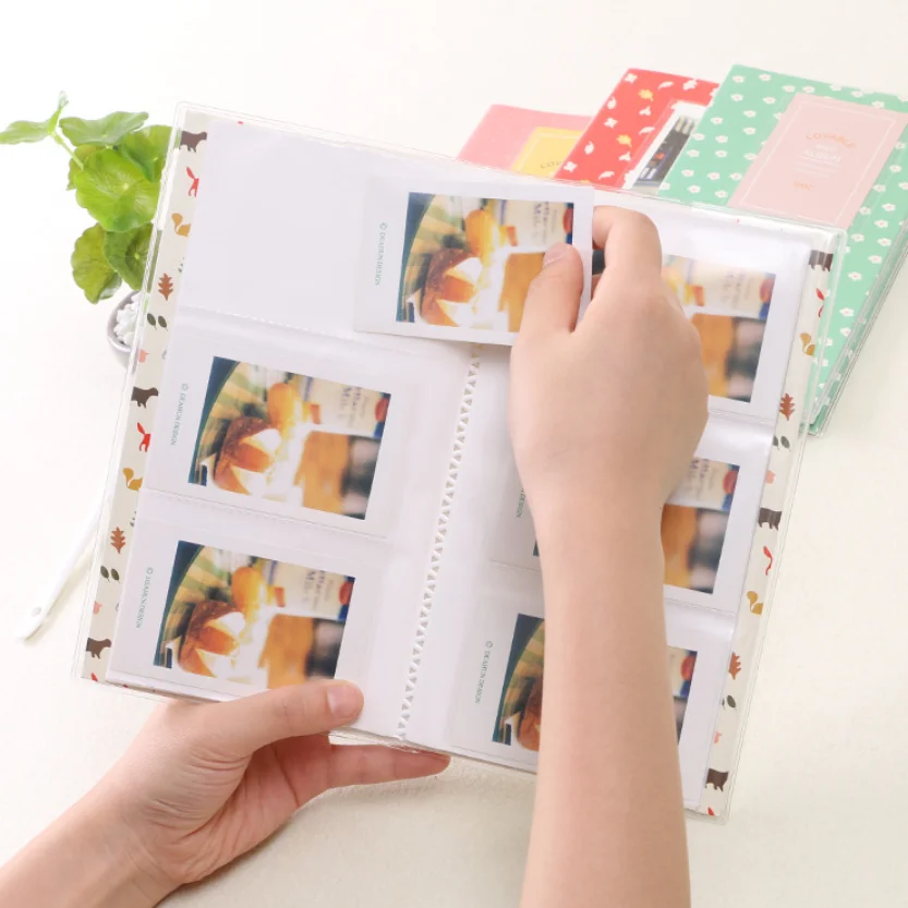 Фотоальбом для FujiFilm Instax Mini Polaroid Fuji 3 дюйма 84 кармана фотоальбом цвета слоновой