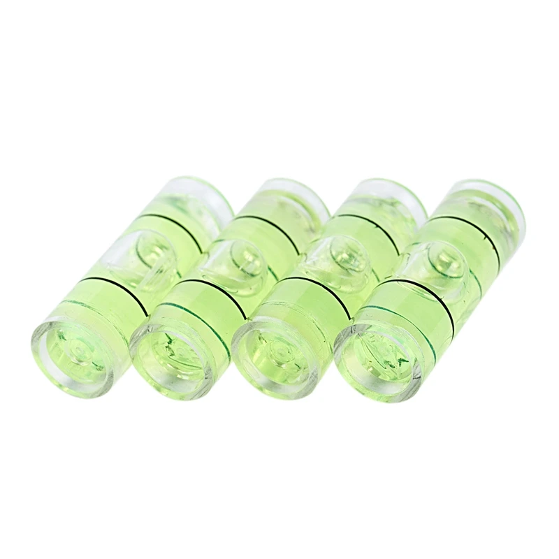 4 PCs Acrylic Tube Bubble Spirit Level Vial Measuring Instrument D 8mm L 22mm | Инструменты