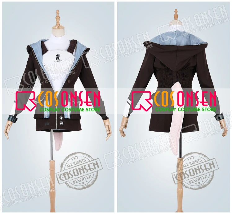 Arknights гравий Косплэй костюм Для женщин специалист форма горячих источников по