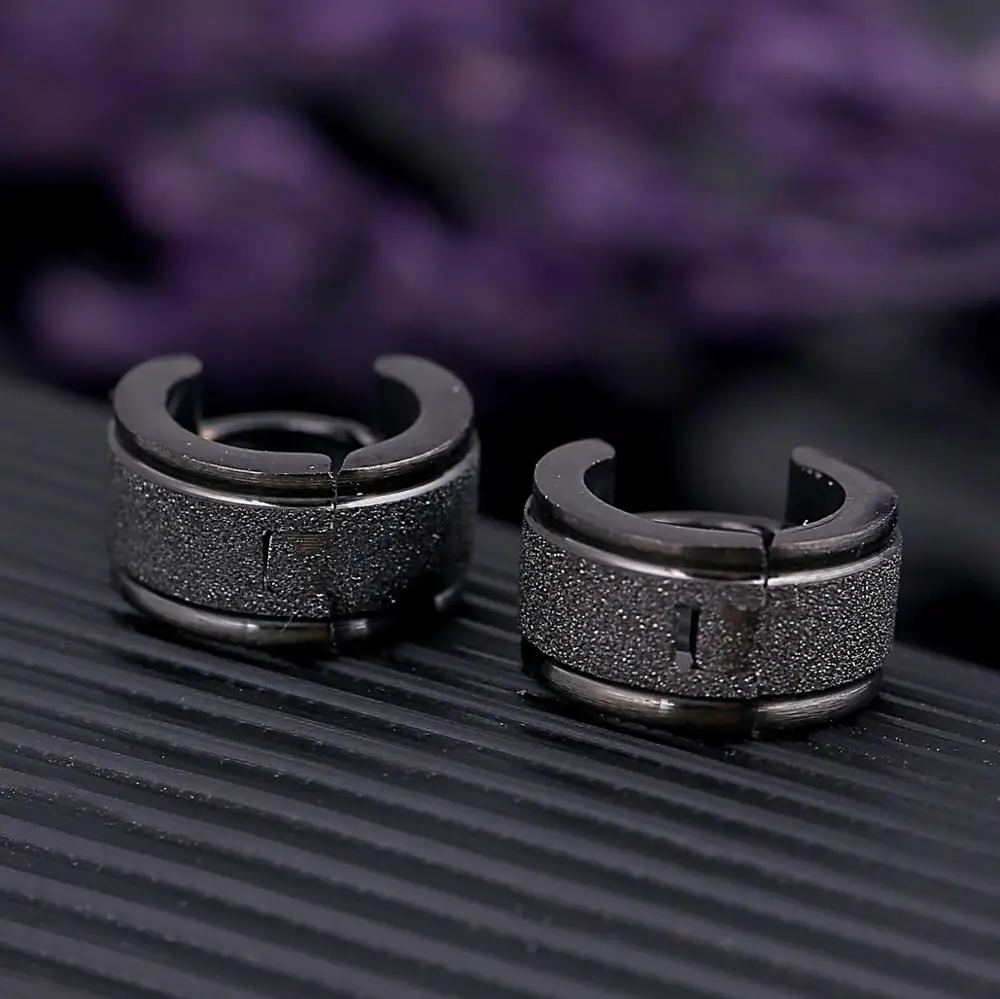 Мужские серьги гвоздики из нержавеющей стали модные полированные ювелирные