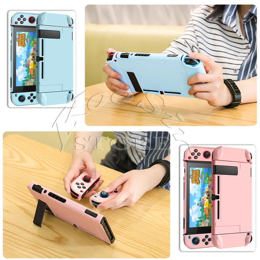 Оригинальный цветной милый чехол для консоли Nintendo Switch Joycon игровых аксессуаров