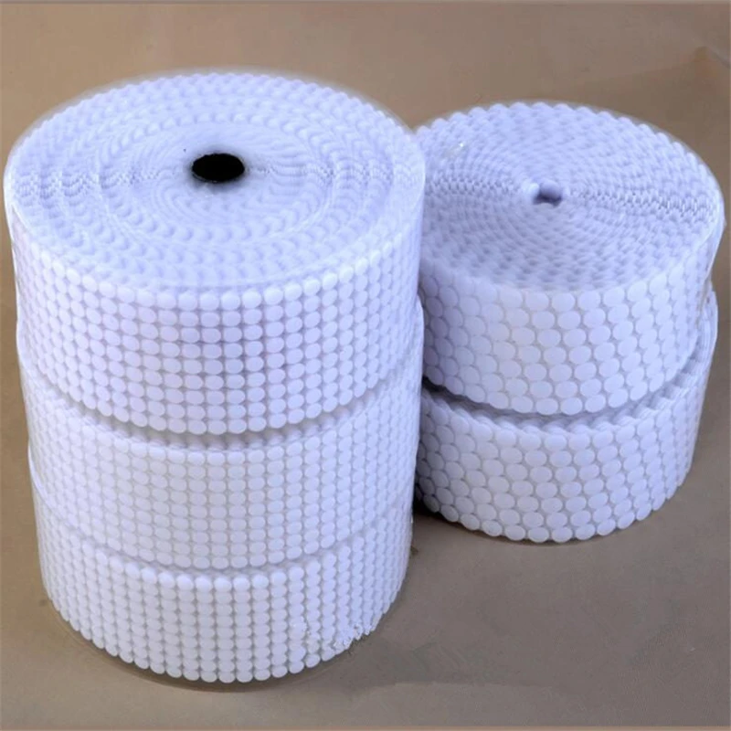 

100Pairs Nylon hooks and loops Sticker strong self Adhesive Round dot glue on stickers home use Curtain fastener