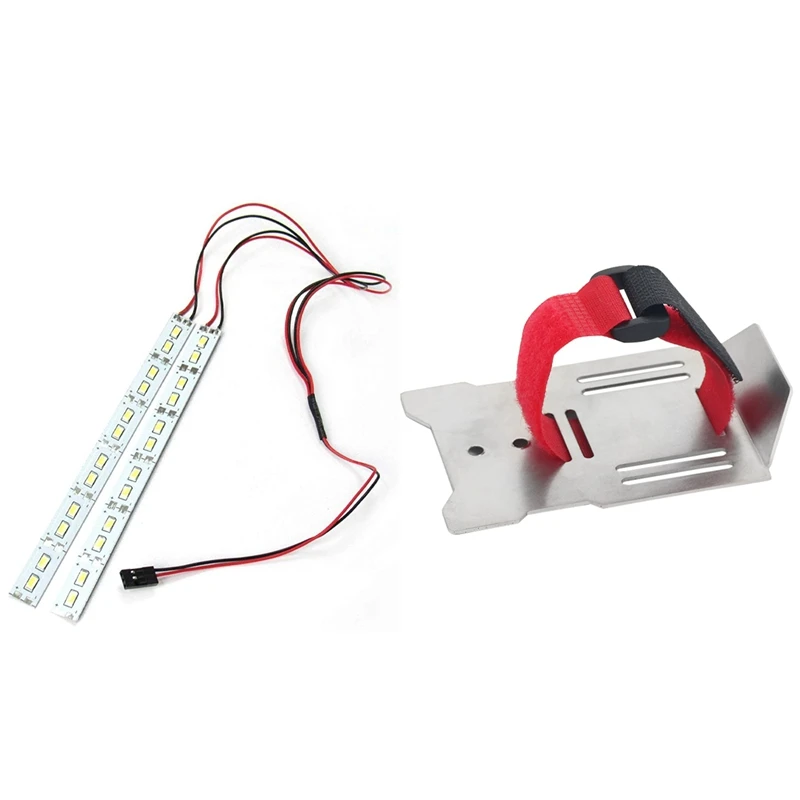 2 комплекта RC автомобиль часть: 1 шт 24 светодиодный s шасси светильник Алюминий