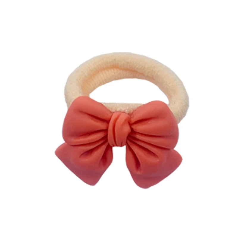 newborn socks for babies 10pcs/bag 2cm Bow Girls Scrunchie Elastic Hair Bands Kids Baby Rubber Headband Decorations Ties Gum For Mini Hair Accessories cool baby accessories