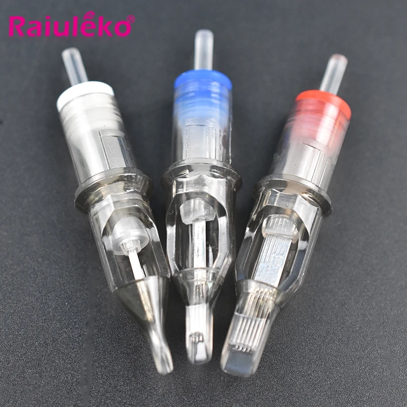 RL/M1/RM 10 шт. одноразовые полуперманентные тату картриджи иглы ручка для татуажа
