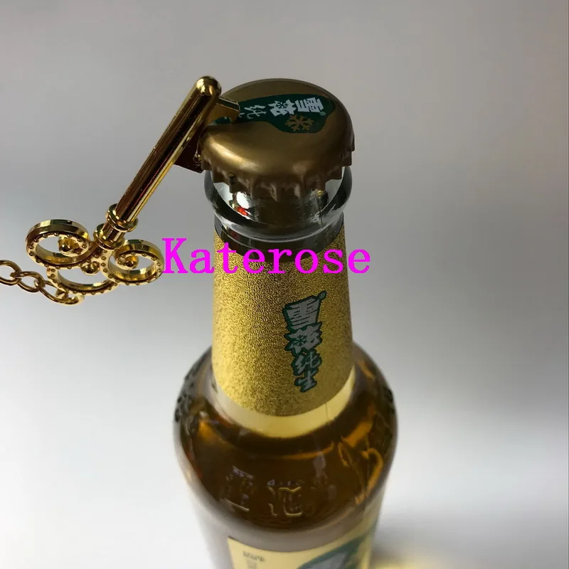 (50 шт./лот) Бесплатная доставка + золотистый брелок для ключей портативный кольцо