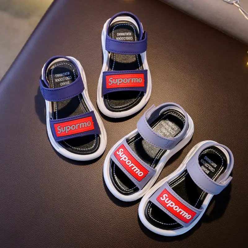 Сандалии Детские однотонные с резиновой подошвой Нескользящие | Мать и ребенок