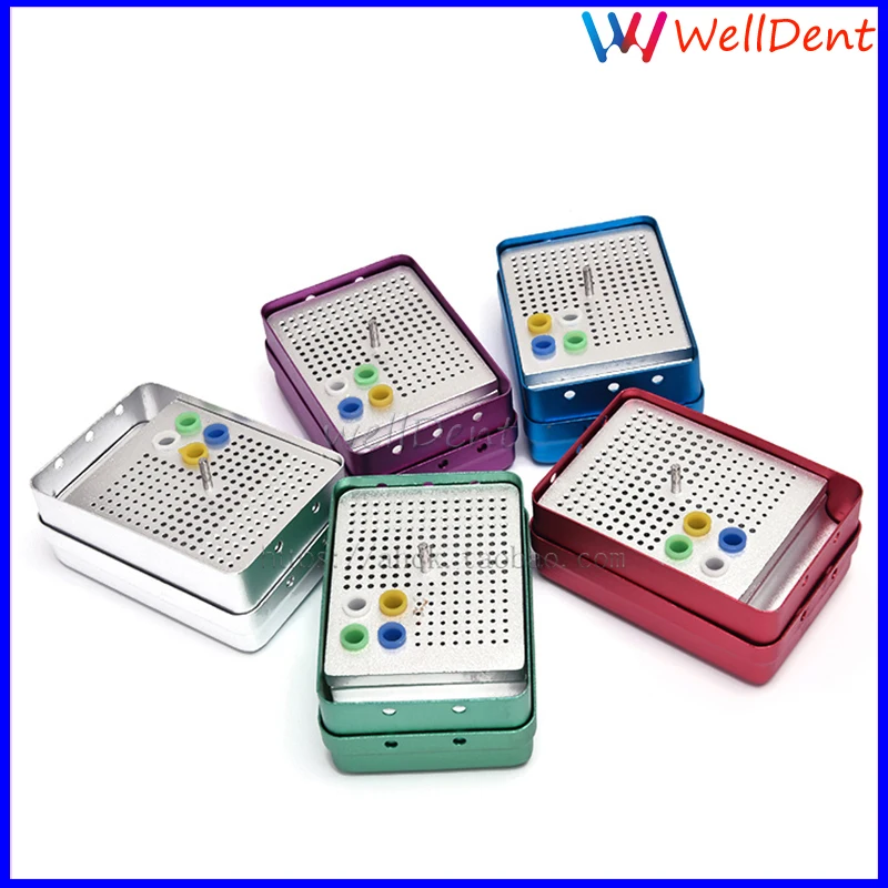 

180 Holes Dental Burs Holder Block Autoclavable Sterilizer Box Disinfection Stand Dentist Lab Equipment Endo Box