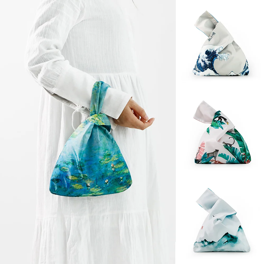 Набор узел наручные сумка для прогулок Японский Стиль ручной сумки мода новый